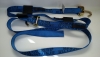 12 FT Diamond Weave Swivel-J Wheel Strap-with Rubber Cleats-BLUE